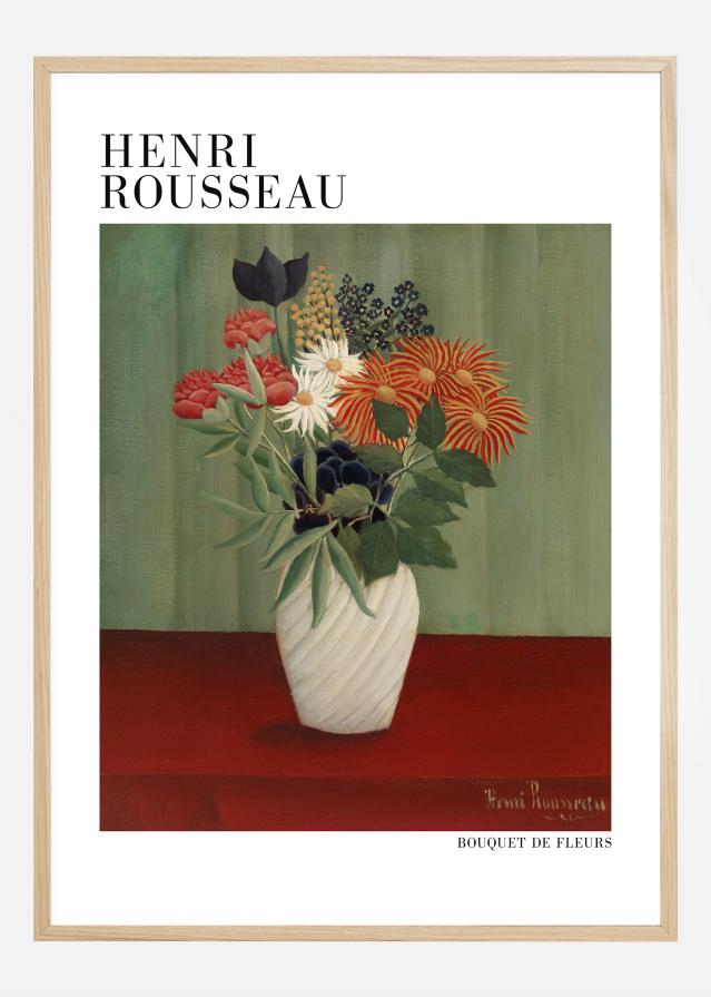 Henri Rousseau - Bouquet De Fleurs Plakāts