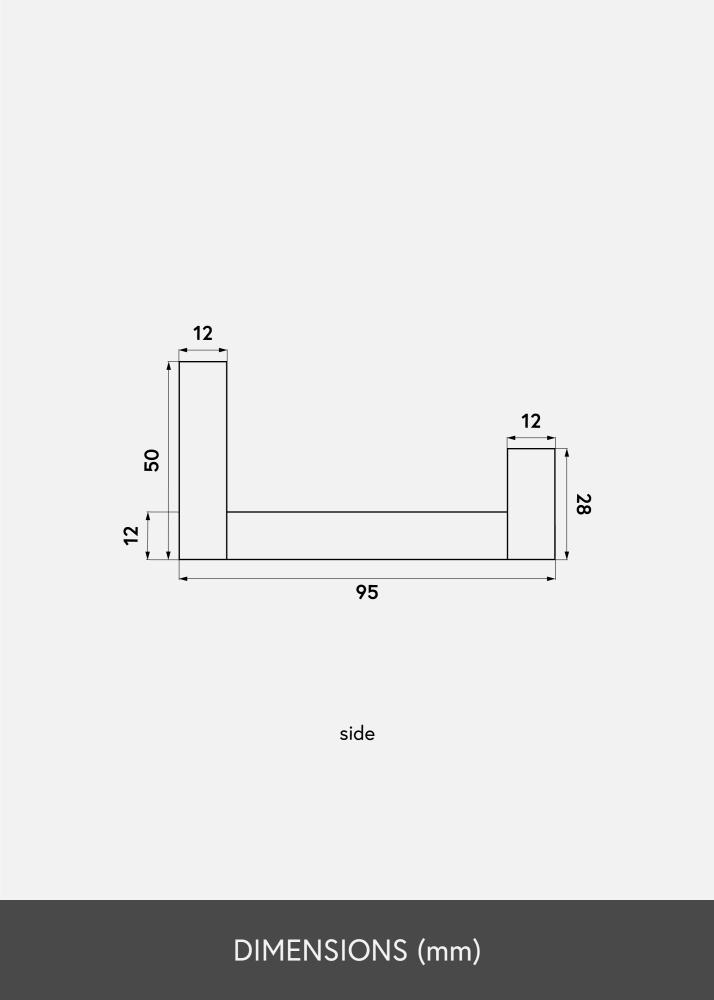 Plaukts gleznai Ozols 90 cm