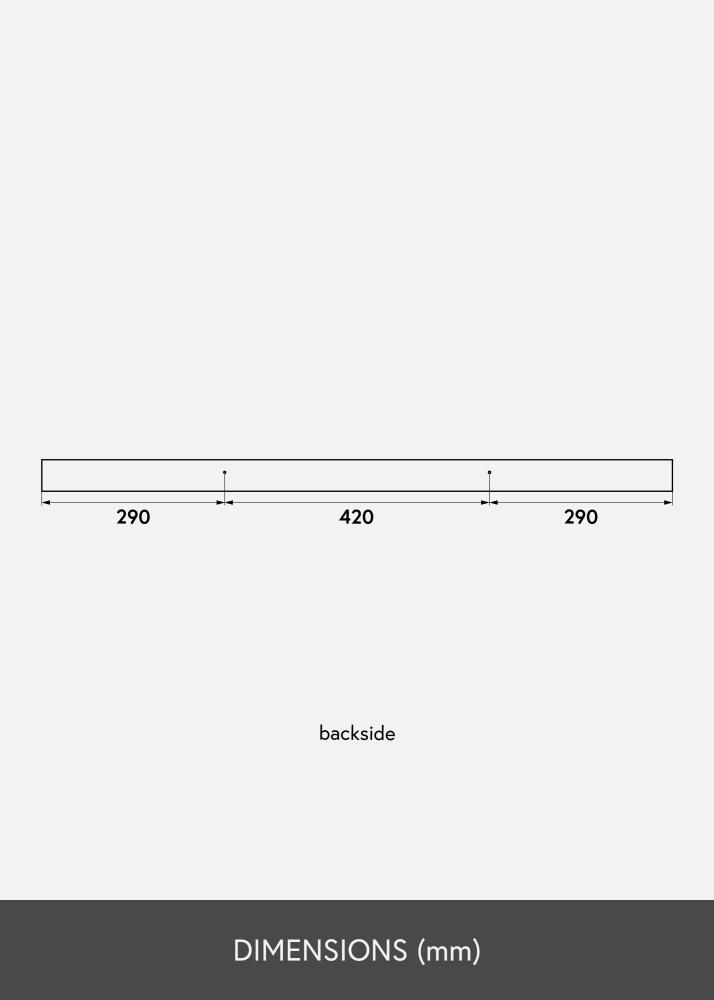 Plaukts gleznai Ozols 100 cm