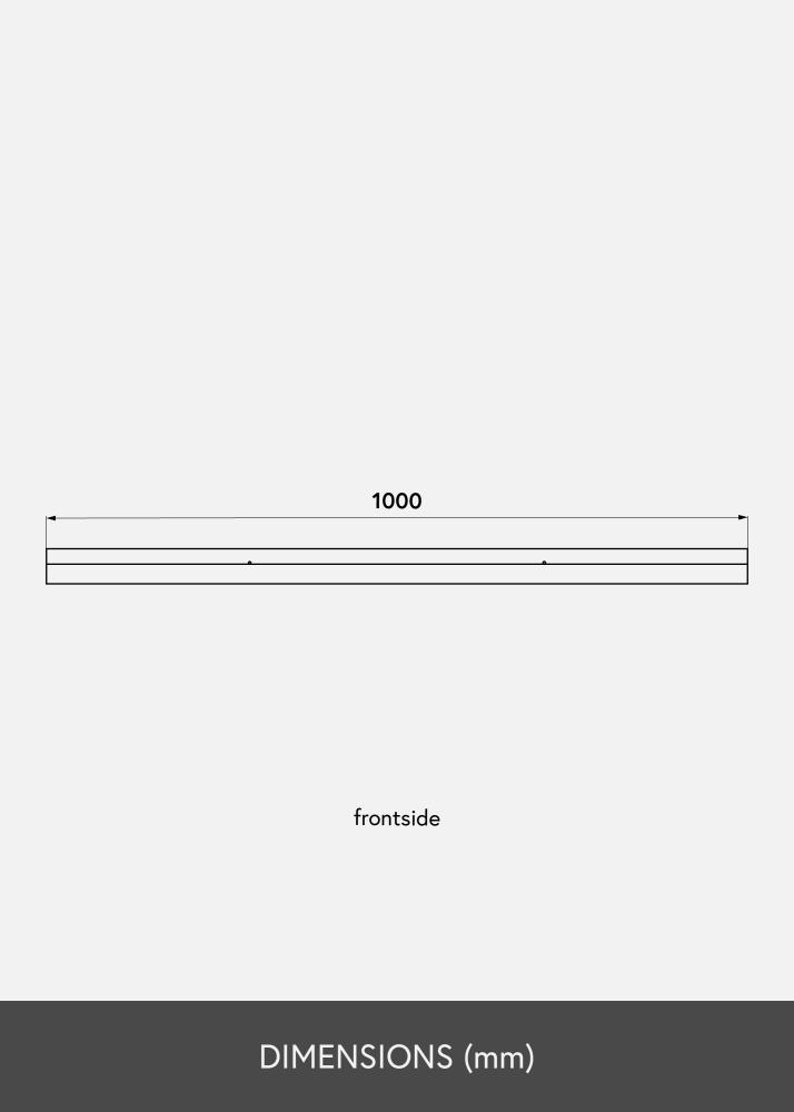 Plaukts gleznai Ozols 100 cm