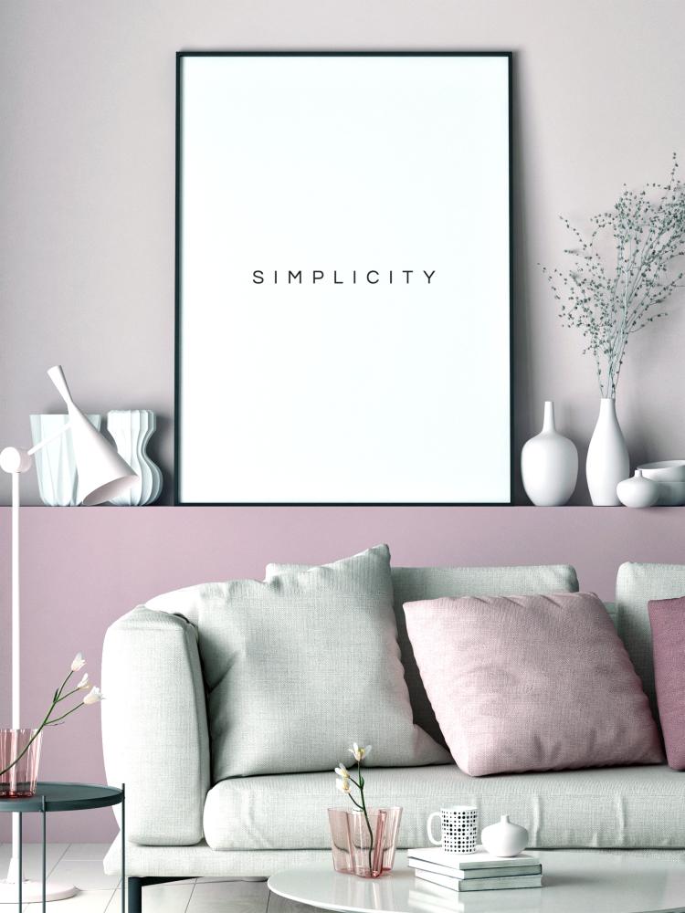 Simplicity Plakāts