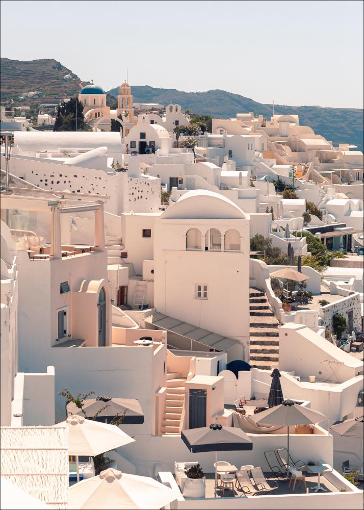 Santorini Village Plakāts