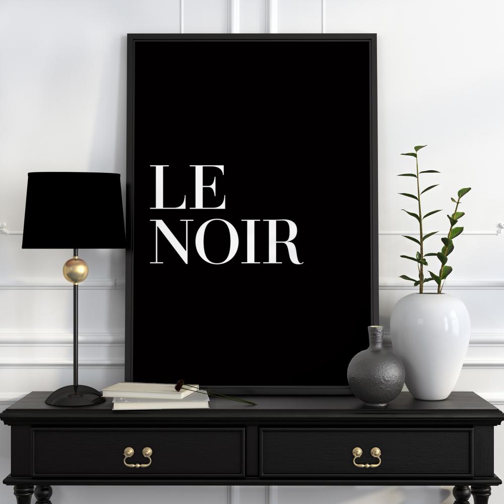 Le Noir Plakāts