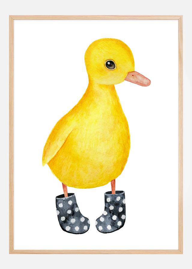 Duck in shoes Plakāts