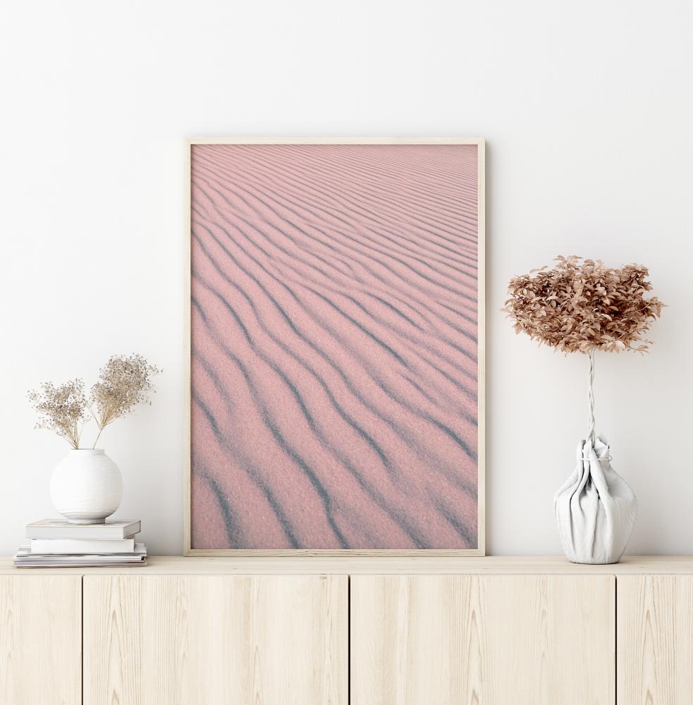 Pink Sandy Waves Plakāts