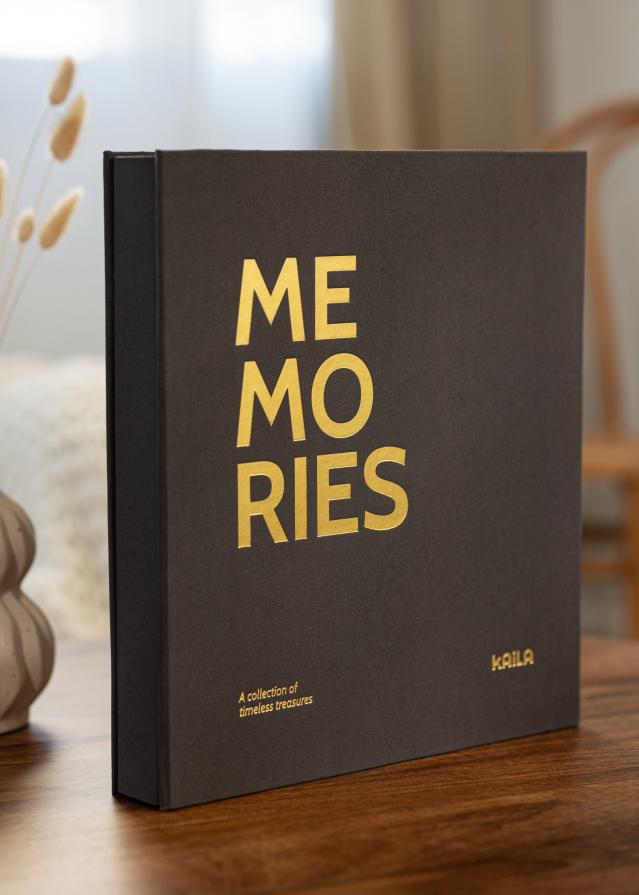 KAILA Foto albums Memories Melns - 600 bildes 10x15 cm