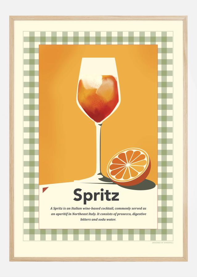 Spritz retro print Plakāts