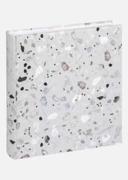 Terrazzo stone Albums Pelēks - 28x29 cm (60 Balti Lappuses / 30 loksnes)