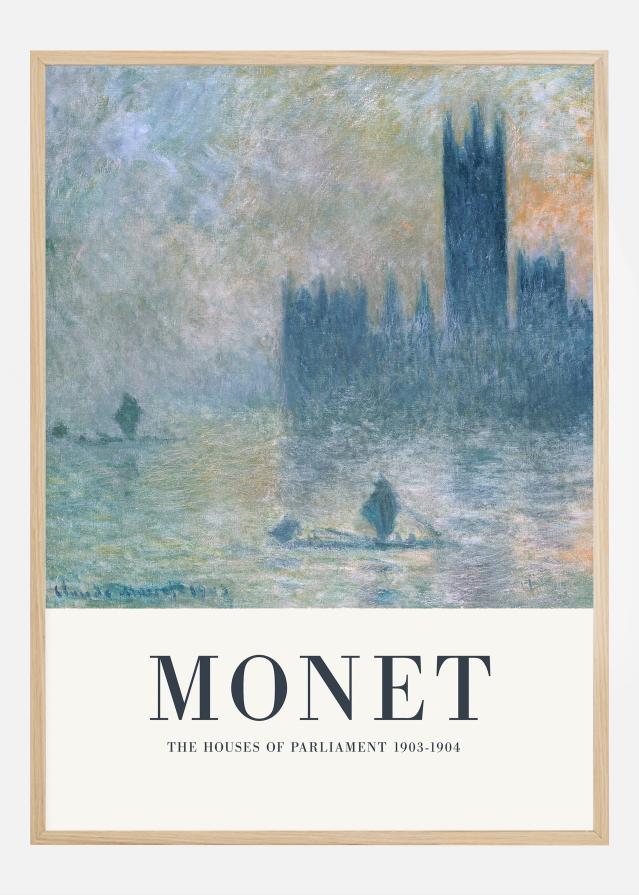 Claude Monet -The Houses of Parliament Plakāts