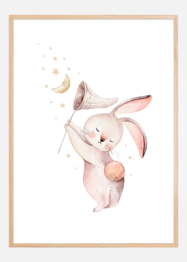 Rabbit catches the moon Plakāts