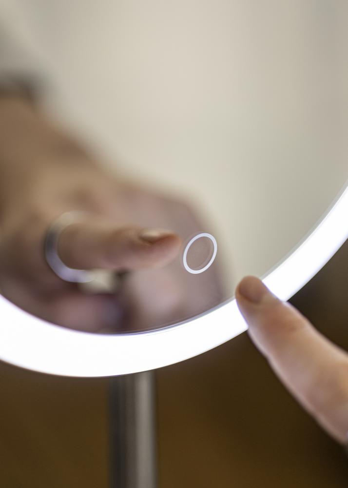 KAILA Kosmētikas spogulis Pillar LED Magnifying 20 cm Ø