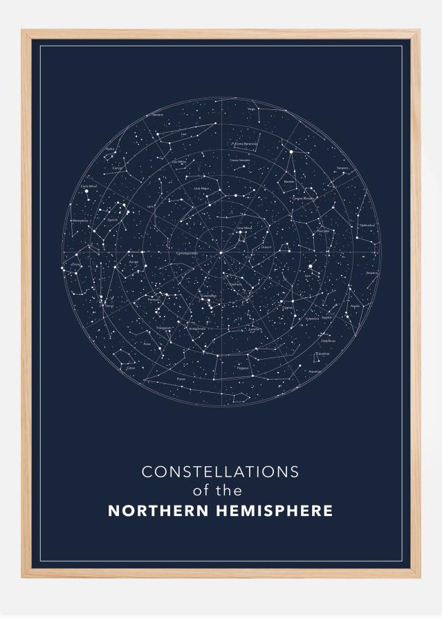 Northern hemisphere Dark Plakāts