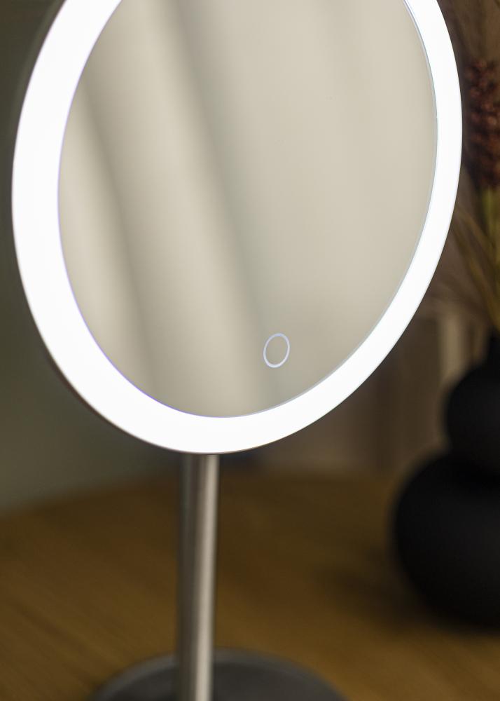 KAILA Kosmētikas spogulis Pillar LED Magnifying 20 cm Ø