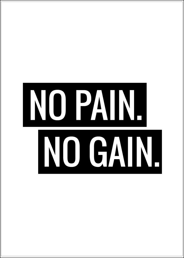 No Pain No Gain Plakāts