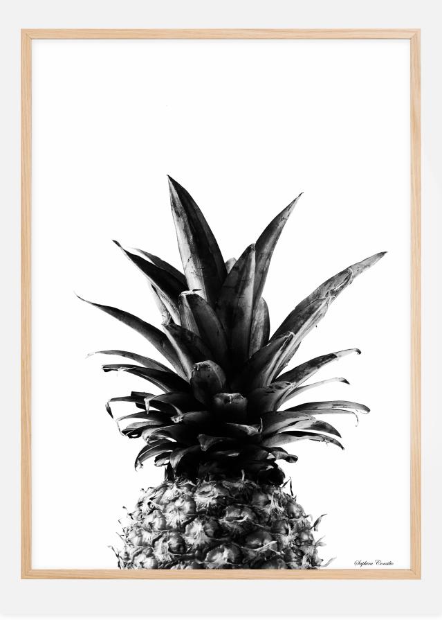 Pineapple B&W Plakāts