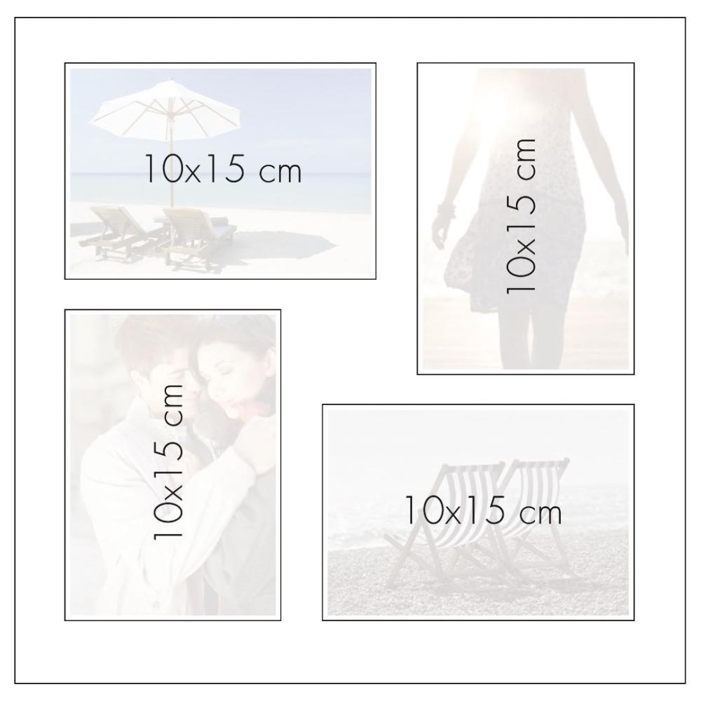 Bella Vista Foto albums Smiltis - 30x31 cm (100 Balti Lappuses / 50 loksnes)