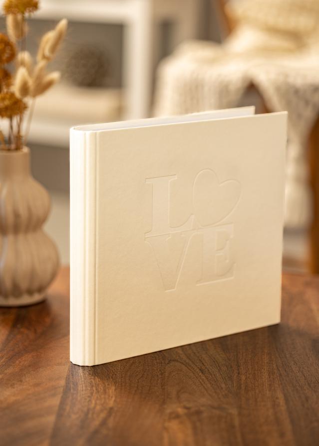 White Love Foto albums - 28x26 cm (50 Balti Lappuses / 25 loksnes)