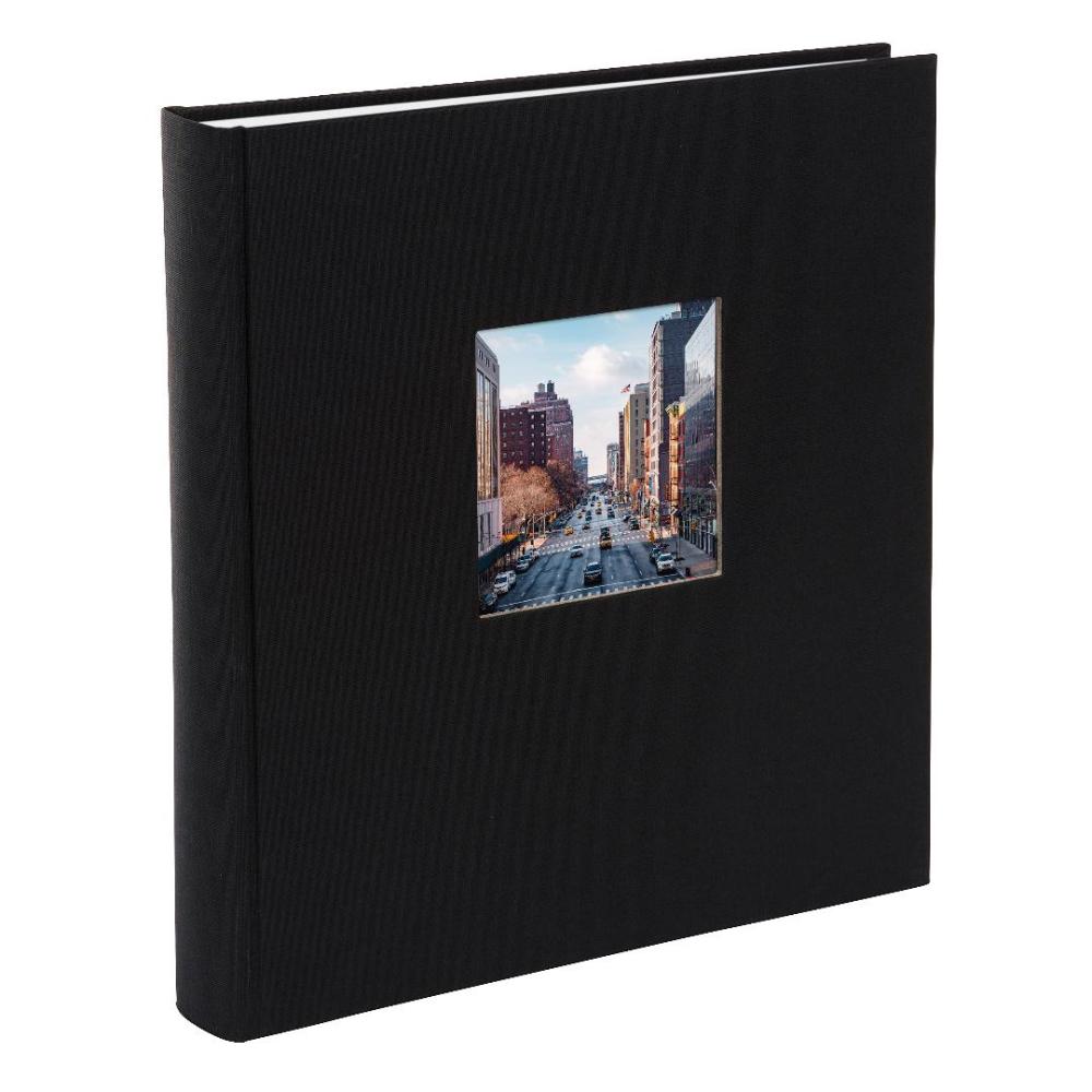 Bella Vista Foto albums Melns - 30x31 cm (100 Balti Lappuses / 50 loksnes)