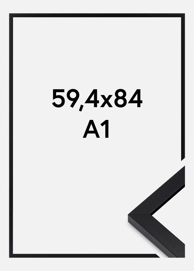 Rāmis Modern Akrila stikls Melns 59.4x84 cm (A1)