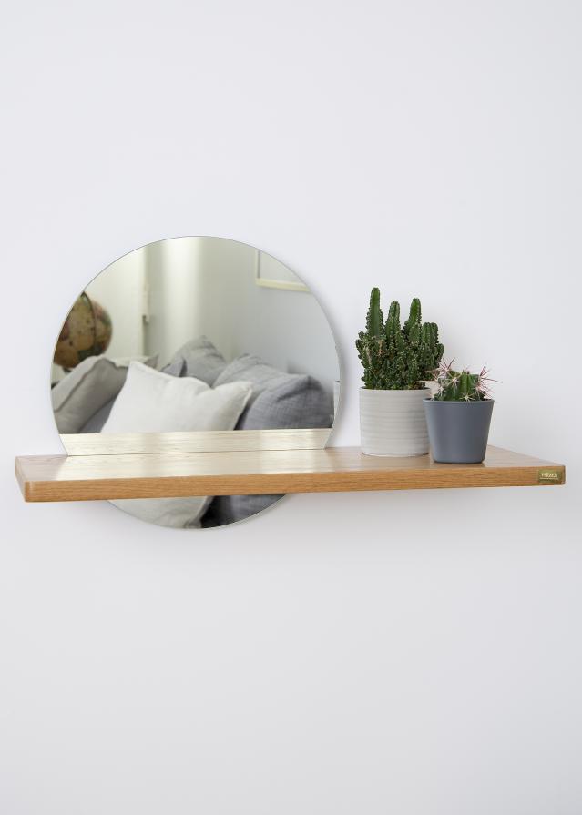 Spogulis Round Shelf 26x50 cm