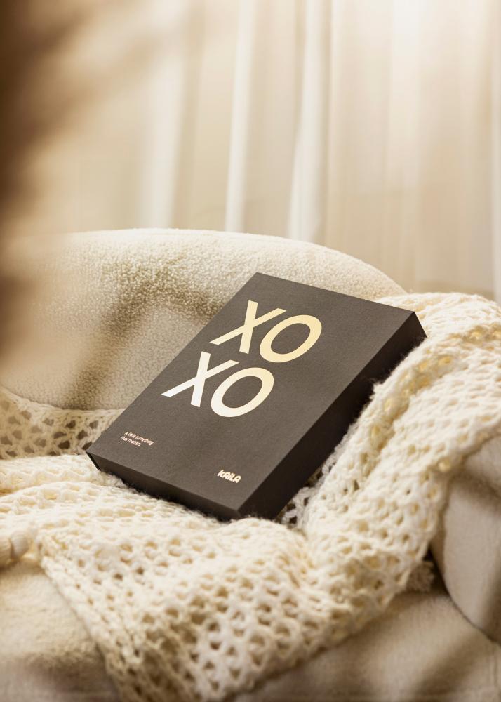 KAILA XOXO Black - Coffee Table Photo Album (60 Melni Lappuses / 30 loksnes)