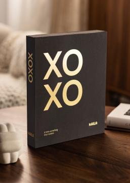 KAILA XOXO Black - Coffee Table Photo Album (60 Melni Lappuses / 30 loksnes)