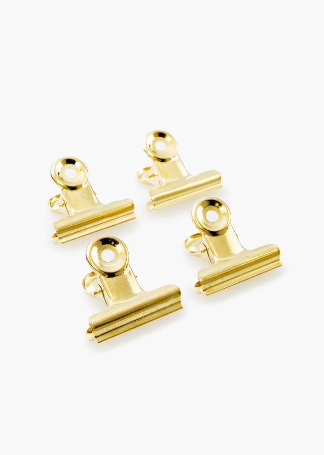 KAILA Plakāts Clip Gold 40 mm - 4-gab