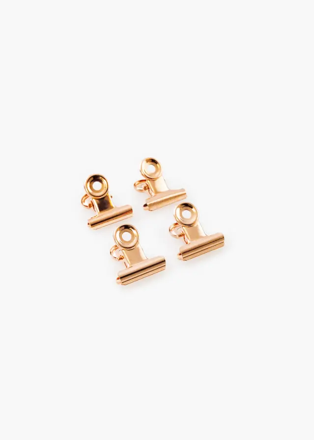 KAILA Plakāts Clip Rose Gold 20 mm - 4-gab