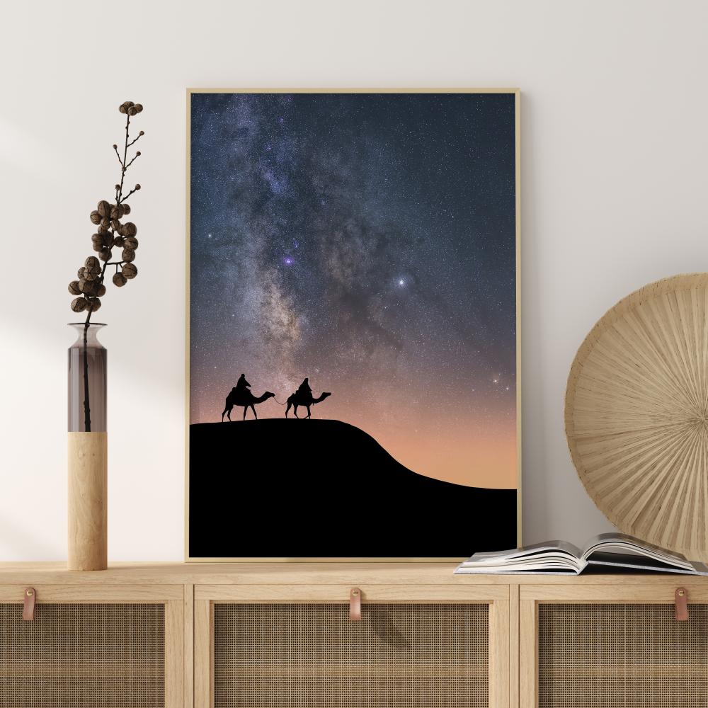 Camels Under The Stars Plakāts