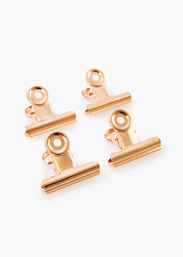 KAILA Plakāts Clip Rose Gold 40 mm - 4-gab