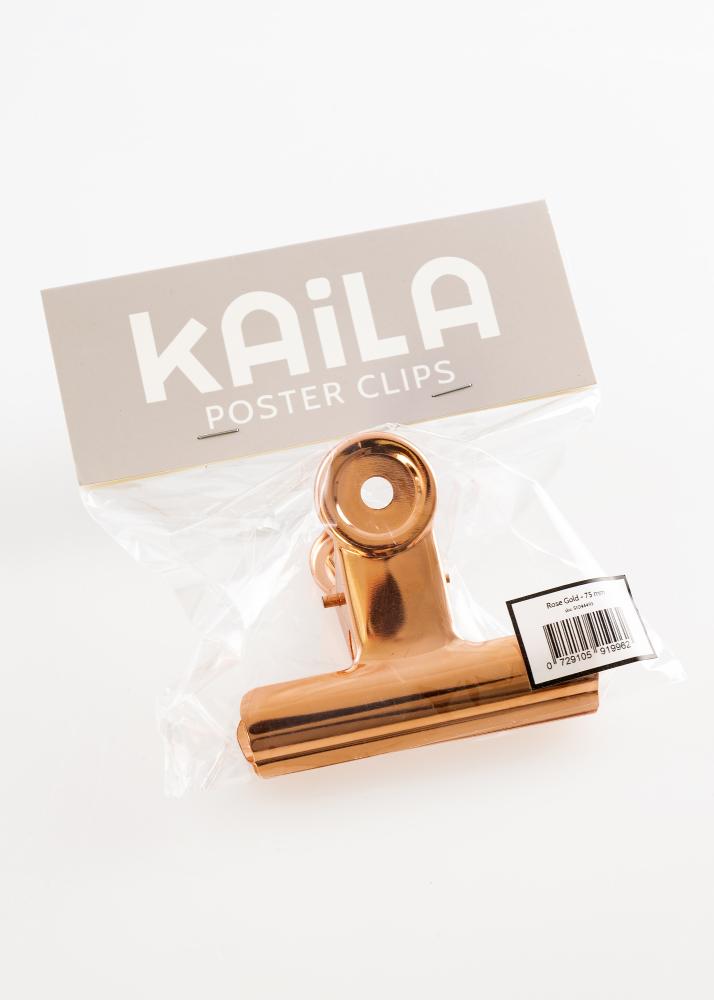 KAILA Plakāts Clip Rose Gold - 75 mm