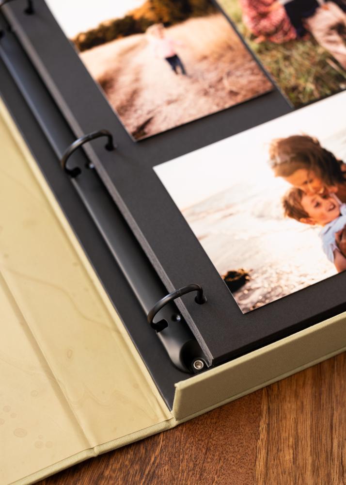 KAILA MEMORIES Vanilla - Coffee Table Photo Album (60 Melni Lappuses)