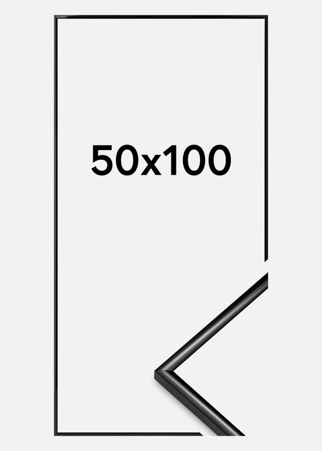 Rāmis Scandi Akrila stikls Melns 50x100 cm