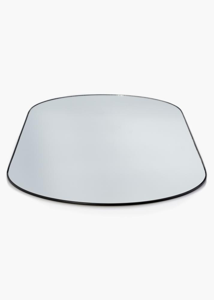 Ovāls Mirror Jersey- Thin Black 35x80 cm