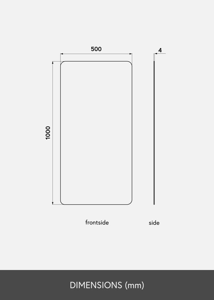 KAILA Spogulis Rectangle 50x100 cm