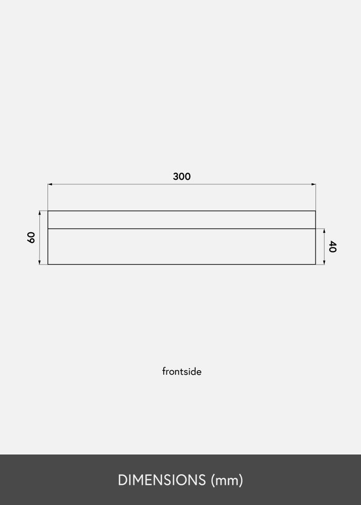 KAILA Plaukts gleznai Bambuss 30 cm