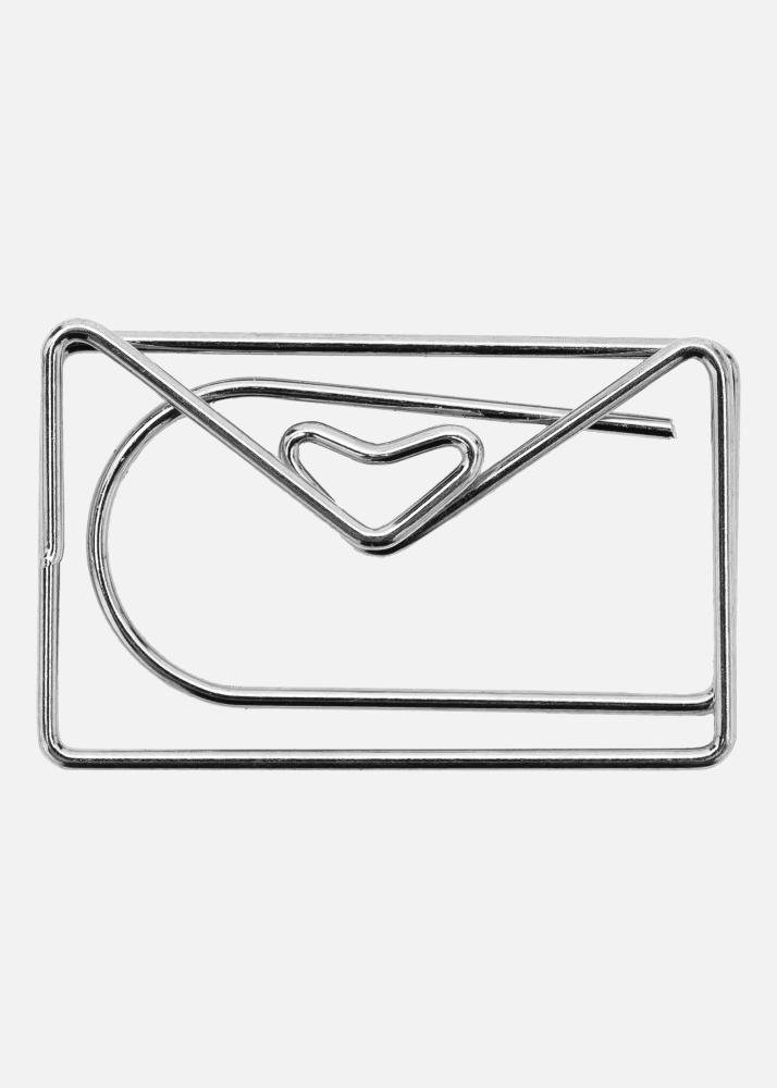 PAC Metāls Paperclip Envelope Sudrabs