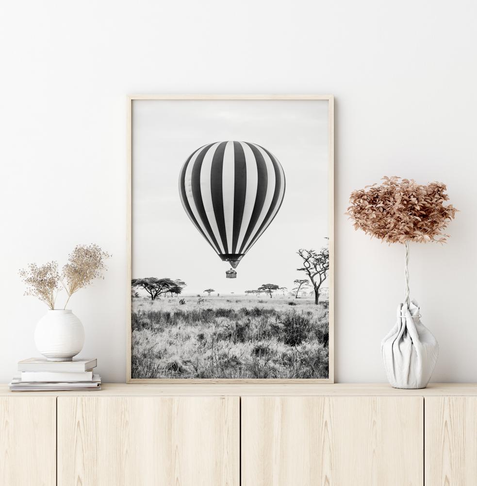 Striped Balloon Plakāts