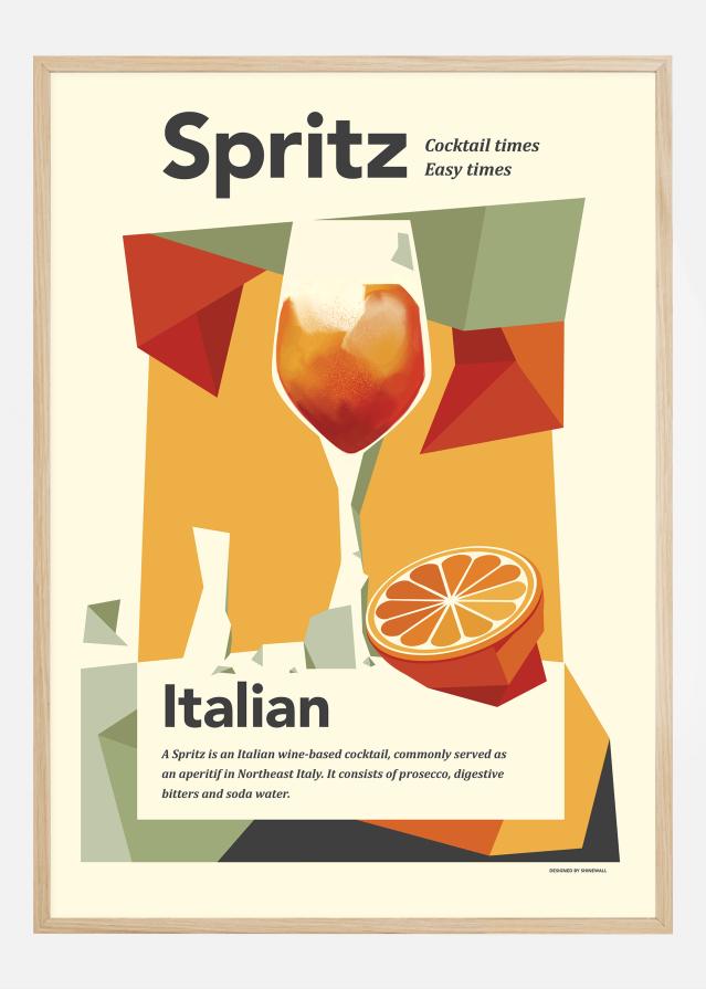 Aperol spritz print Plakāts