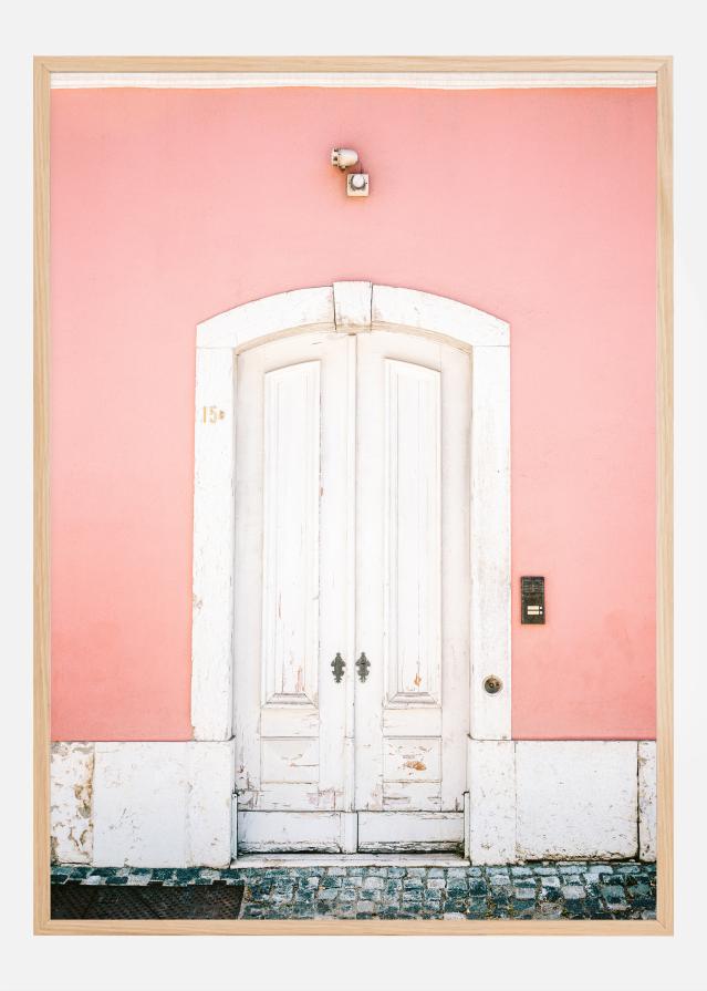 White Lisbon Door Plakāts