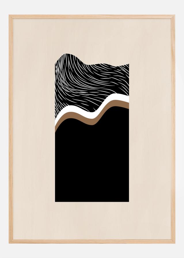 White Wave Art No.2 Plakāts