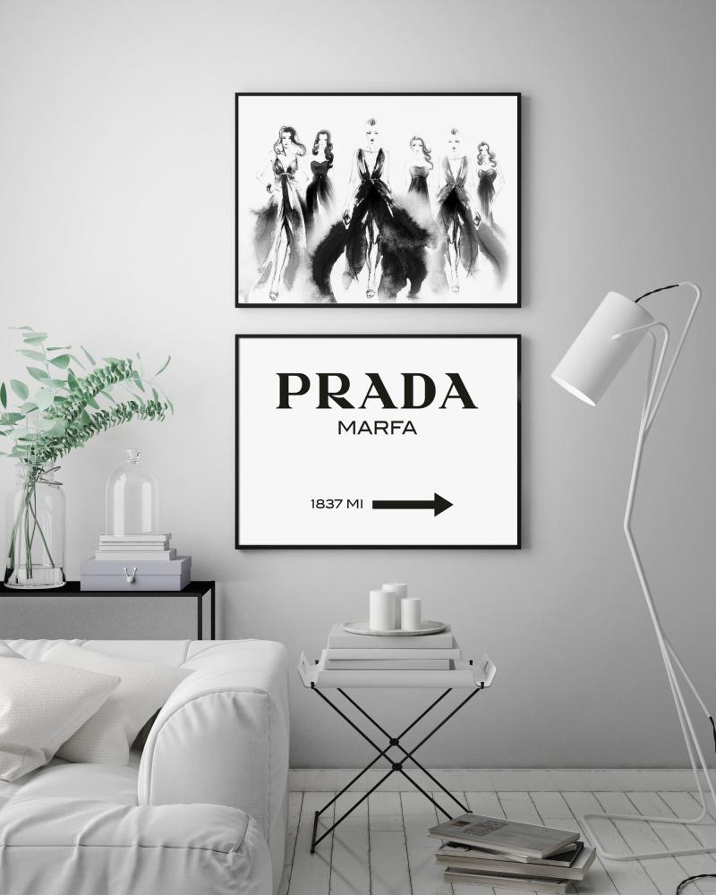 Prada Black Plakāts