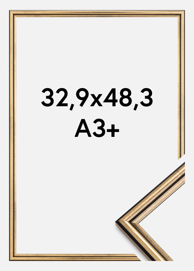 Rāmis Horndal Akrila stikls Zelta 32,9x48,3 cm (A3+)