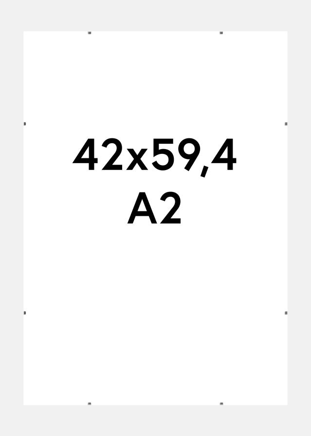 Klipšu rāmis Matēts Antirefleksa stikls 42x59,4 cm (A2)
