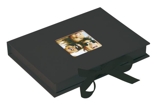 Fun Foto kaste - Melns (70 gab bildes 10x15 / 13x18 cm format)