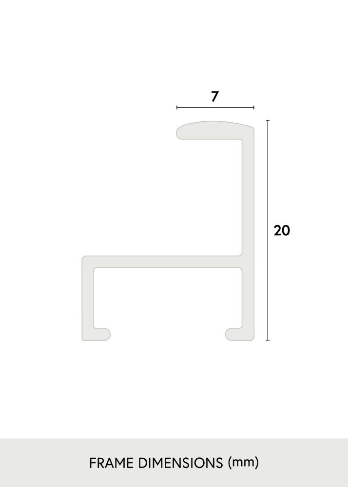 Spogulis Minimāks White 45x130 cm