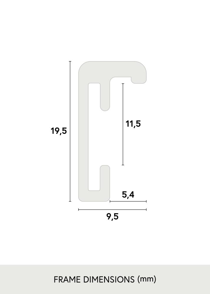 Rāmis Nielsen Premium Classic Sudrabs 59,4x84 cm (A1)