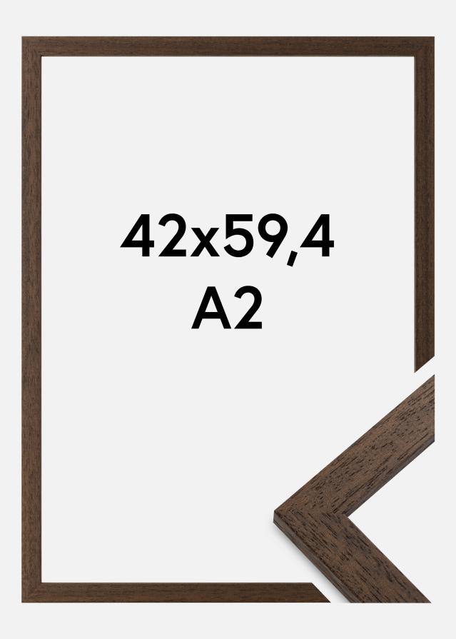 Rāmis Brown Wood Akrila stikls 42x59,4 cm (A2)