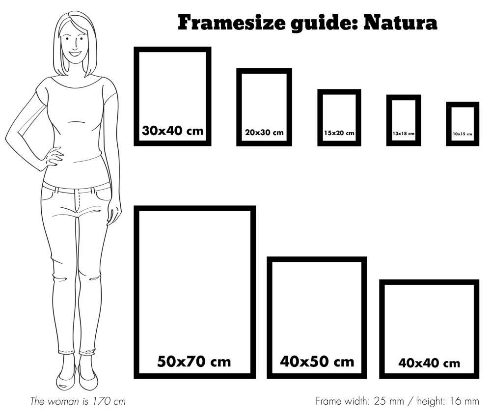 Rāmis Natura Meranti 50x70 cm