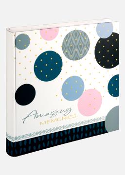 Amazing Memories Albums Zils - 28x29 cm (100 Balti Lappuses / 50 loksnes)